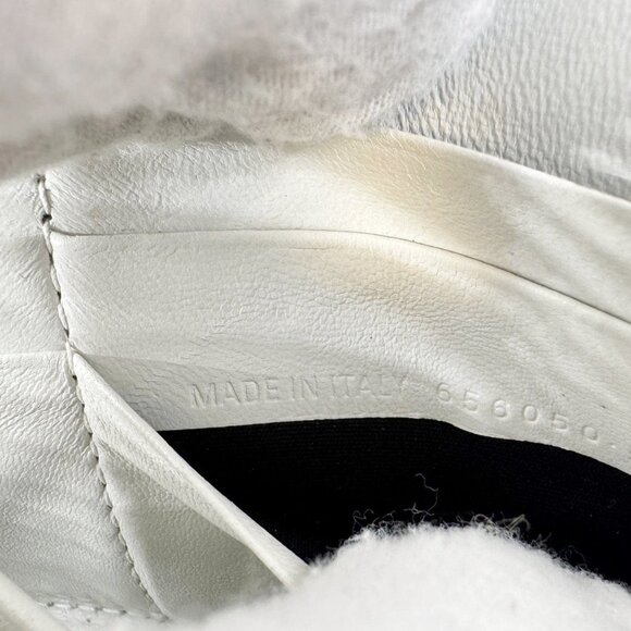 Balenciaga Hourglass Leather Wallet On Chain Bag Off White - Picture 15 of 16